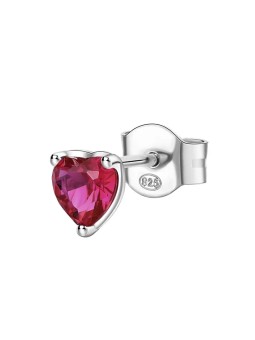 Brosway Orecchini singoli in argento Fancy Passion Ruby Heart FPR91 donna