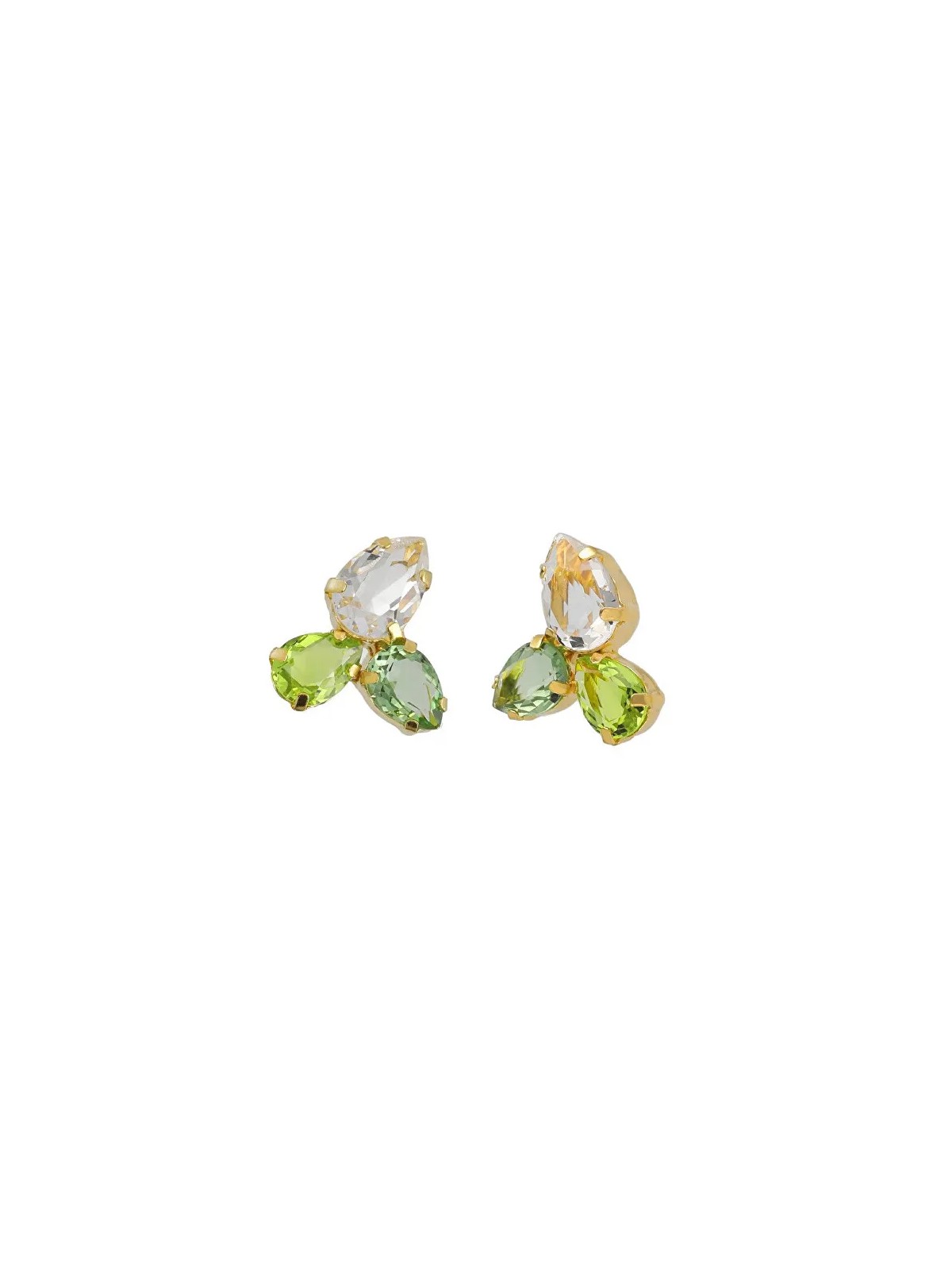 Victoria Cruz Bellissimi orecchini placcati in oro con cristallo Glory A4902-14DT donna