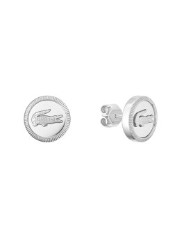 Lacoste Orecchini Memento in acciaio con coccodrillo 2040407 donna