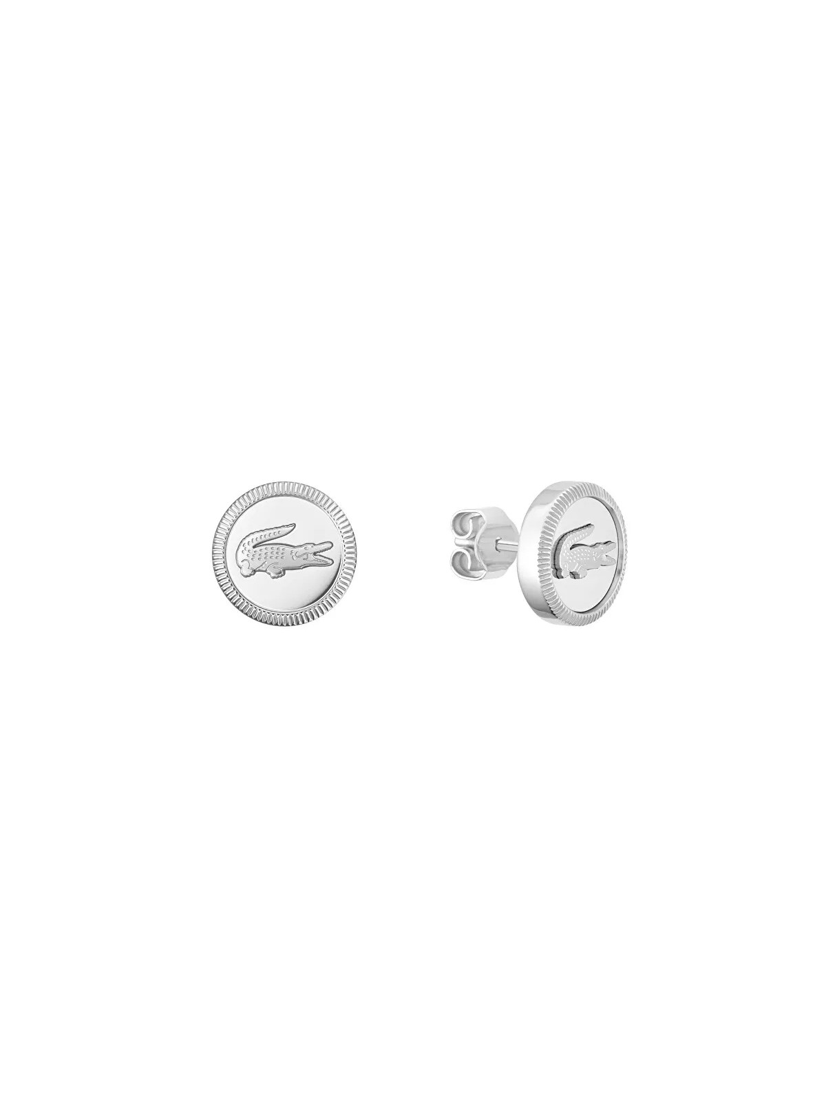 Lacoste Orecchini Memento in acciaio con coccodrillo 2040407 donna