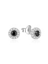 Agato Orecchini in argento scintillante con zirconi AGT-E002PBK donna