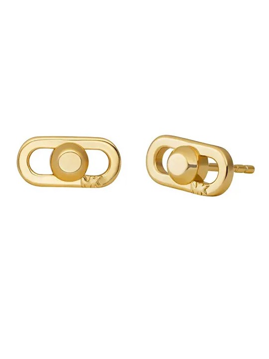 Michael Kors Orecchini a bottone placcato in oro MKC171200710 donna