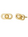 Michael Kors Orecchini a bottone placcato in oro MKC171200710 donna