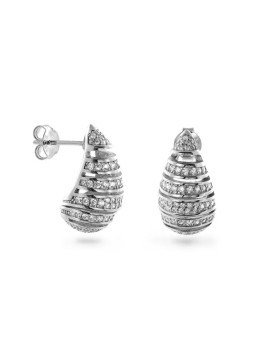 AGAIN Orecchini Gioielli in argento con cubic zirconi a goccia AJNS0054 donna