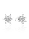 Agato Orecchini in argento con fiocchi di neve AGT-E003PW donna