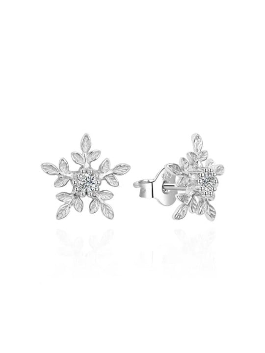Orecchini Agato Bellissimi in argento Fiocchi di neve AGT-E013PW donna