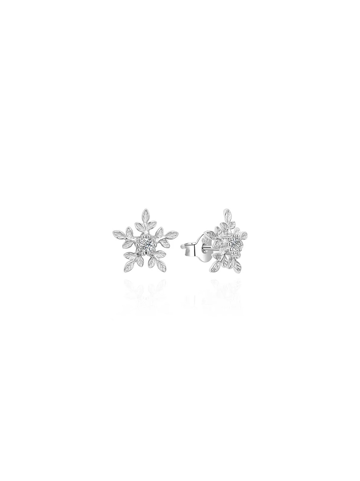 Orecchini Agato Bellissimi in argento Fiocchi di neve AGT-E013PW donna