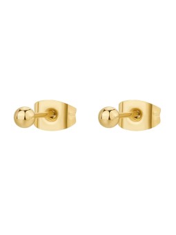 Brosway Orecchini minimalisti placcati oro Essential BNL11 - Diametro: 0.6 cm donna