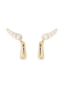 PDPAOLA Orecchini delicati placcati oro Kira Essentials AR01-C93-U donna