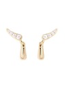 PDPAOLA Orecchini delicati placcati oro Kira Essentials AR01-C93-U donna