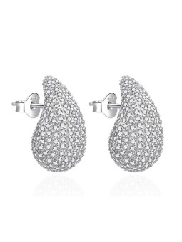 Agato Orecchini in argento abbaglianti con zirconi a goccia AGT-E147PW donna