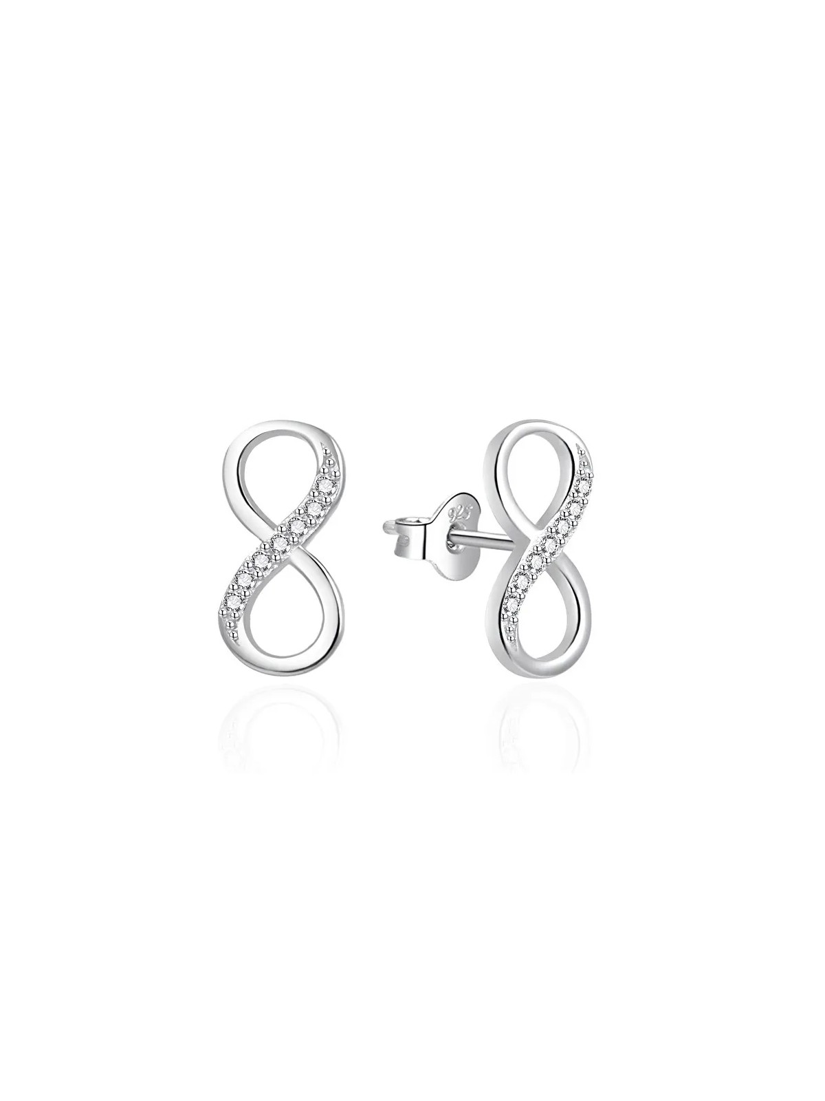 Agato Orecchini in argento Infinity con zirconi AGT-E079PW donna