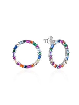 Agato Orecchini in argento con zirconi colorati AGT-E163PC donna