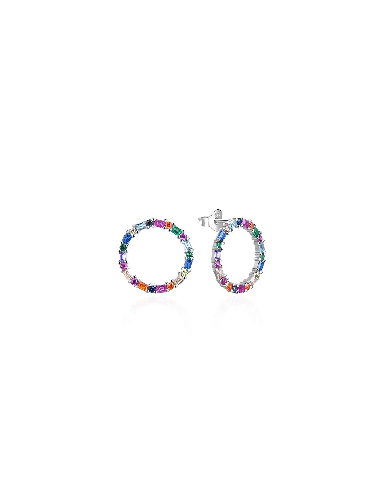 Agato Orecchini in argento con zirconi colorati AGT-E163PC donna