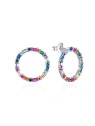 Agato Orecchini in argento con zirconi colorati AGT-E163PC donna