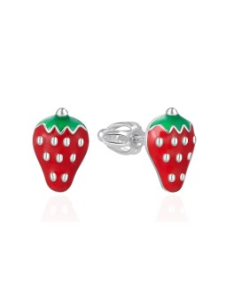 Agato Orecchini in argento per bambina Fragola AGT-E111S donna