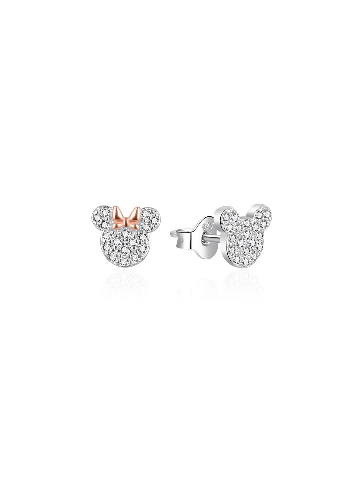 Agato Orecchini asimmetrici in argento Minnie e Topolino AGT-ED022PW donna