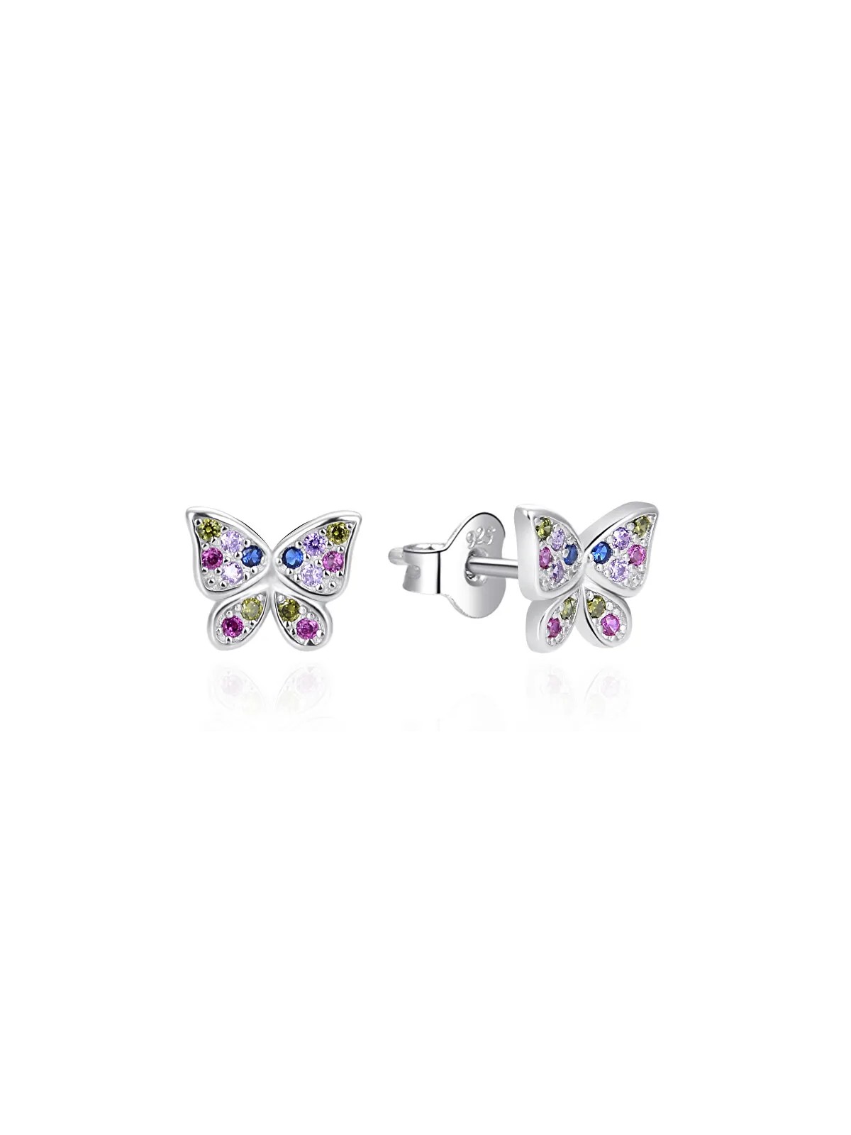 Orecchini Agato Graziosi e farfalla in argento AGT-E070PC donna
