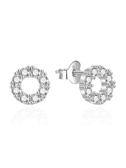 Agato Eleganti orecchini in argento con zirconi AGT-E020PW donna