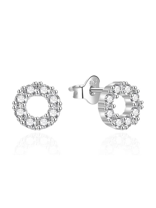 Agato Eleganti orecchini in argento con zirconi AGT-E020PW donna