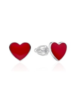 Agato Orecchini a bottone in argento Cuori AGT-E125S donna