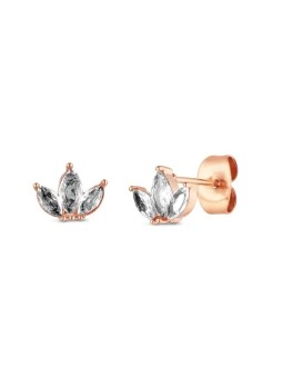 Vuch Bellissimi orecchini placcati oro con zirconi Krystel Rose Gold donna