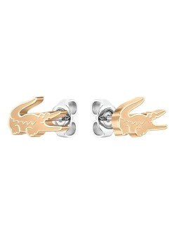 Lacoste Eleganti orecchini placcati in oro Coccodrillo 2040052 donna