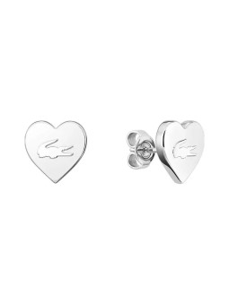 Lacoste Orecchini originali Cuore con coccodrillo 2040421 donna