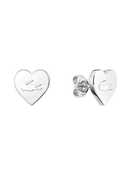 Lacoste Orecchini originali Cuore con coccodrillo 2040421 donna
