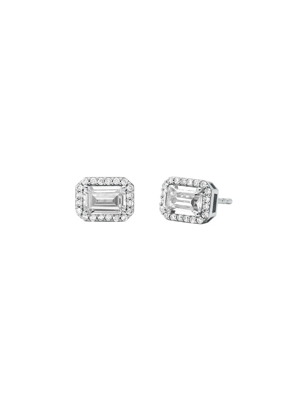 Michael Kors Orecchini in argento scintillante con zirconi Brilliance MKC1724CZ040 donna