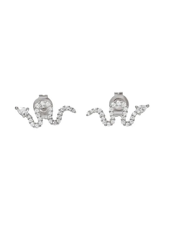 Emporio Armani Orecchini in argento Serpente con zirconi EG3612040 donna