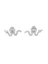 Emporio Armani Orecchini in argento Serpente con zirconi EG3612040 donna