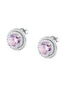 Morellato Orecchini in argento lucido con zirconi rosa Tesori SAIW273 donna