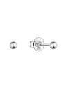 Evolution Group Orecchini a bottone in argento 61013 donna