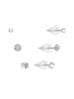 MOISS Set di orecchini minimalisti in argento E0004884 (3 paia di orecchini) da donna