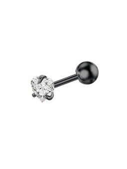 Troli Piercing in titanio abbinato con cuore VSE6015SB-PET donna