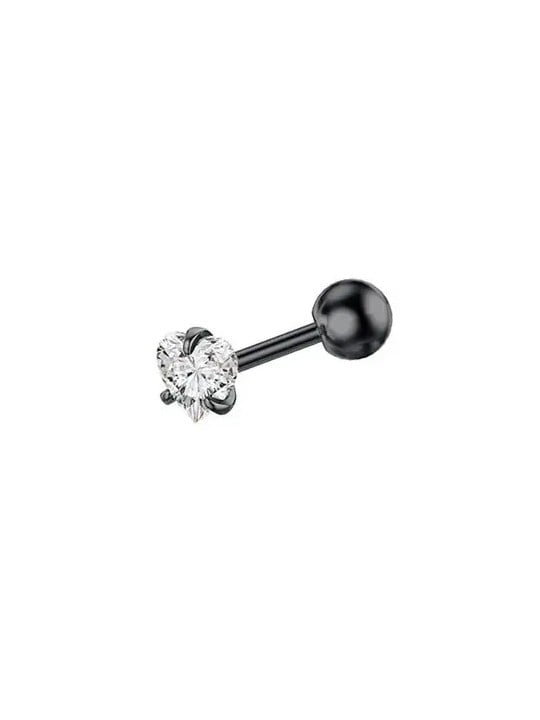 Troli Piercing in titanio abbinato con cuore VSE6015SB-PET donna