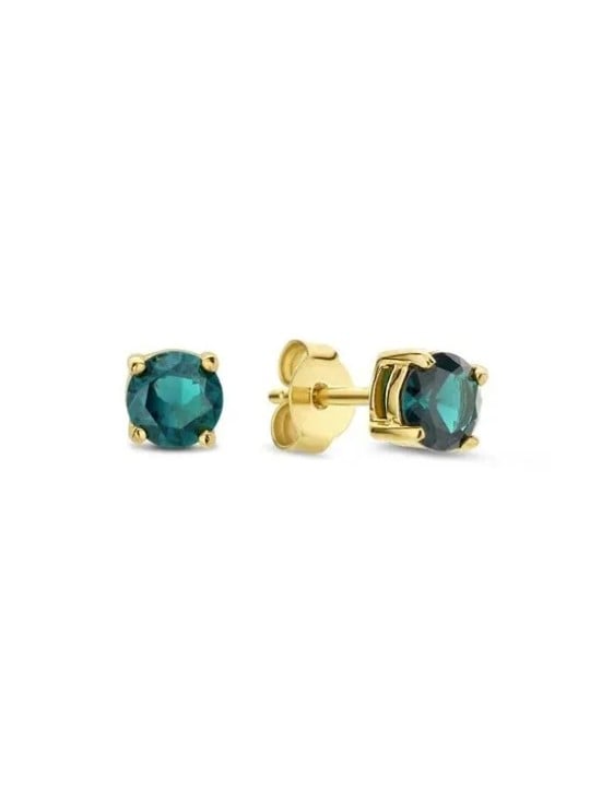 Liu Jo Orecchini placcati oro con zircone verde LJ2568 donna