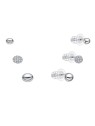 MOISS Set di orecchini piccoli in argento E0004887 (3 paia di orecchini) donna