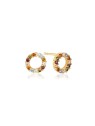 Sif Jakobs Orecchini placcati oro con zirconi cubici colorati Biella SJ-E337-ACZ-YG donna