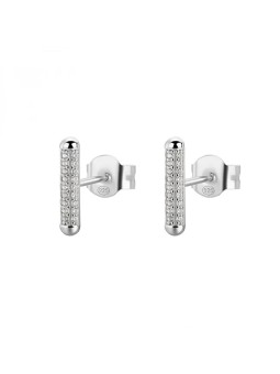 Rosato Orecchini in argento con zirconi Bars Bianca RZBI70 donna