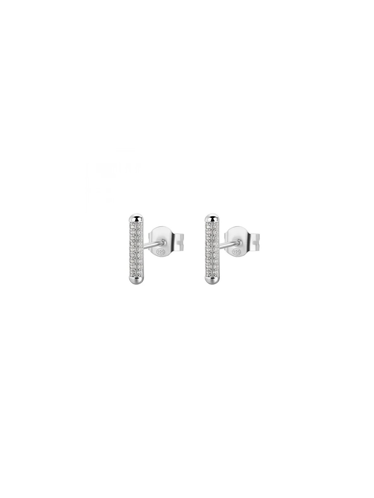 Rosato Orecchini in argento con zirconi Bars Bianca RZBI70 donna
