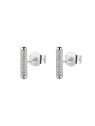 Rosato Orecchini in argento con zirconi Bars Bianca RZBI70 donna