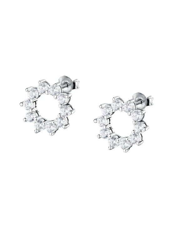 Morellato Orecchini in argento Sole con zirconi cubici Tesori SAIW263 donna