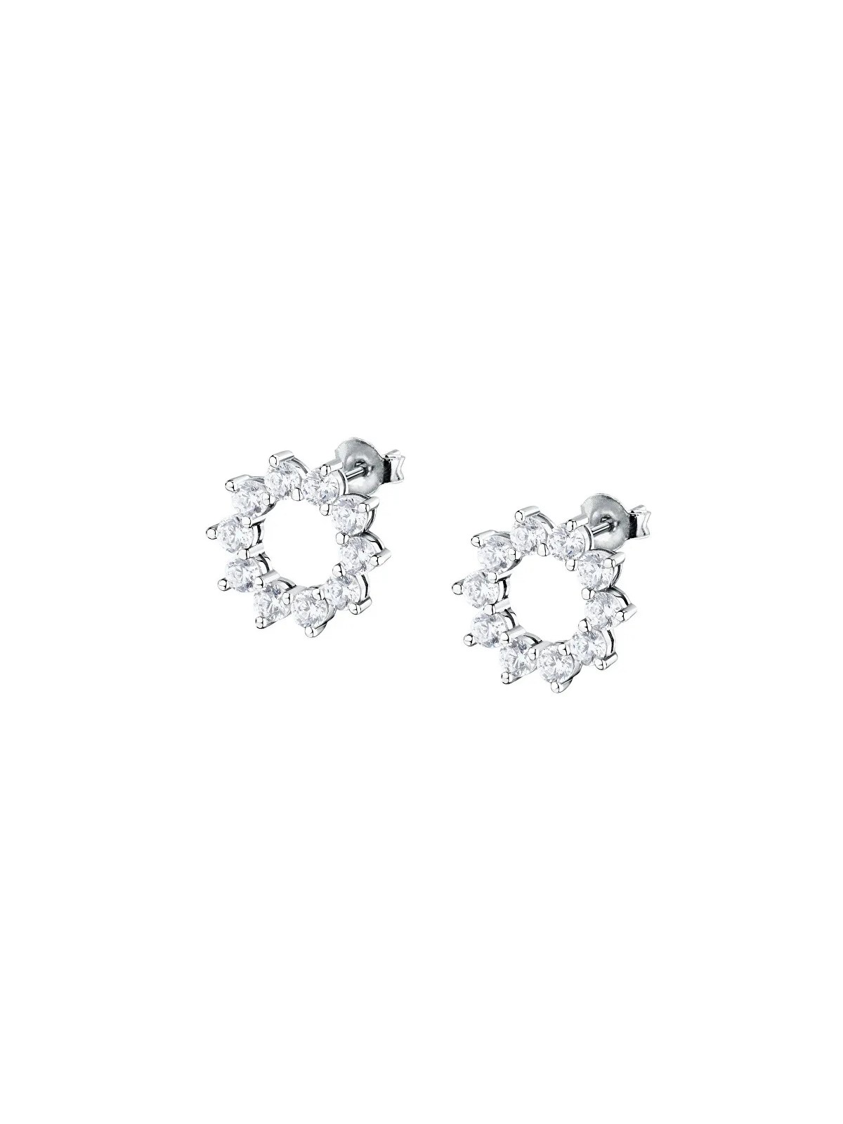 Morellato Orecchini in argento Sole con zirconi cubici Tesori SAIW263 donna