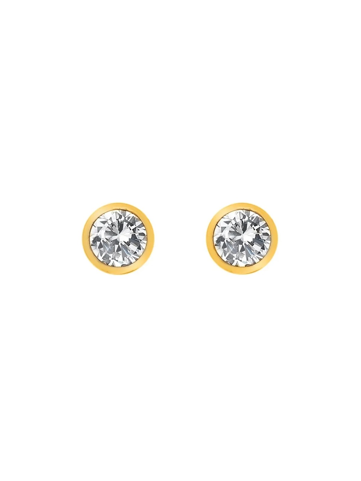 Hot Diamonds Orecchini placcati in oro con topazio e diamante autentico Gemstone DE832 donna