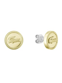 Lacost Orecchini placcati oro con coccodrillo Memento 2040422 donna