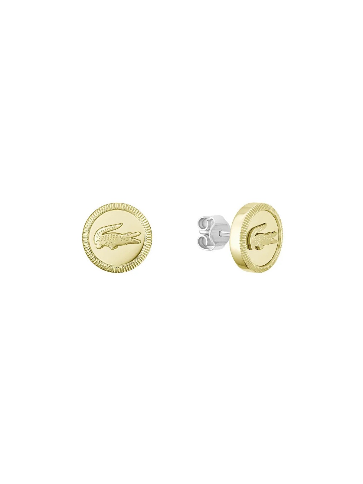 Lacost Orecchini placcati oro con coccodrillo Memento 2040422 donna