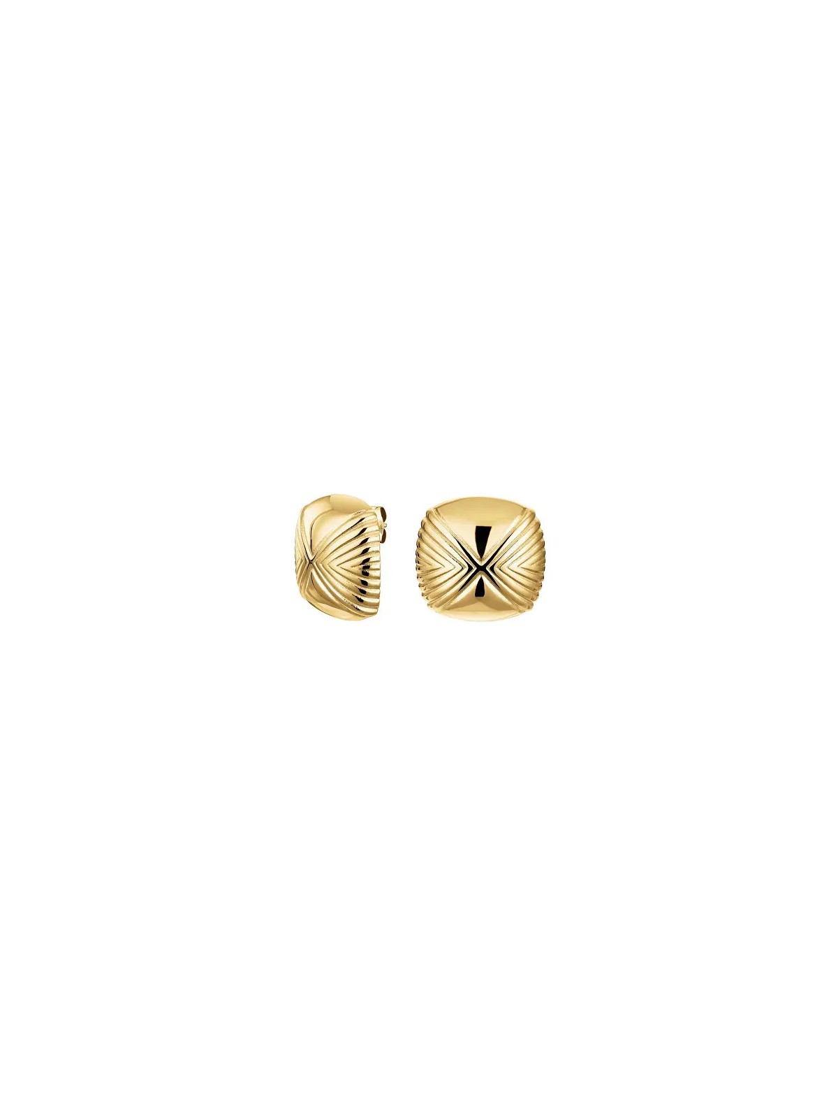 Rosefield Orecchini placcati in oro abbinati JEESG-J962 donna