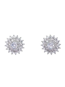 Oliver Weber Lussuosi orecchini a bottone con cristalli Laurels 23175 donna